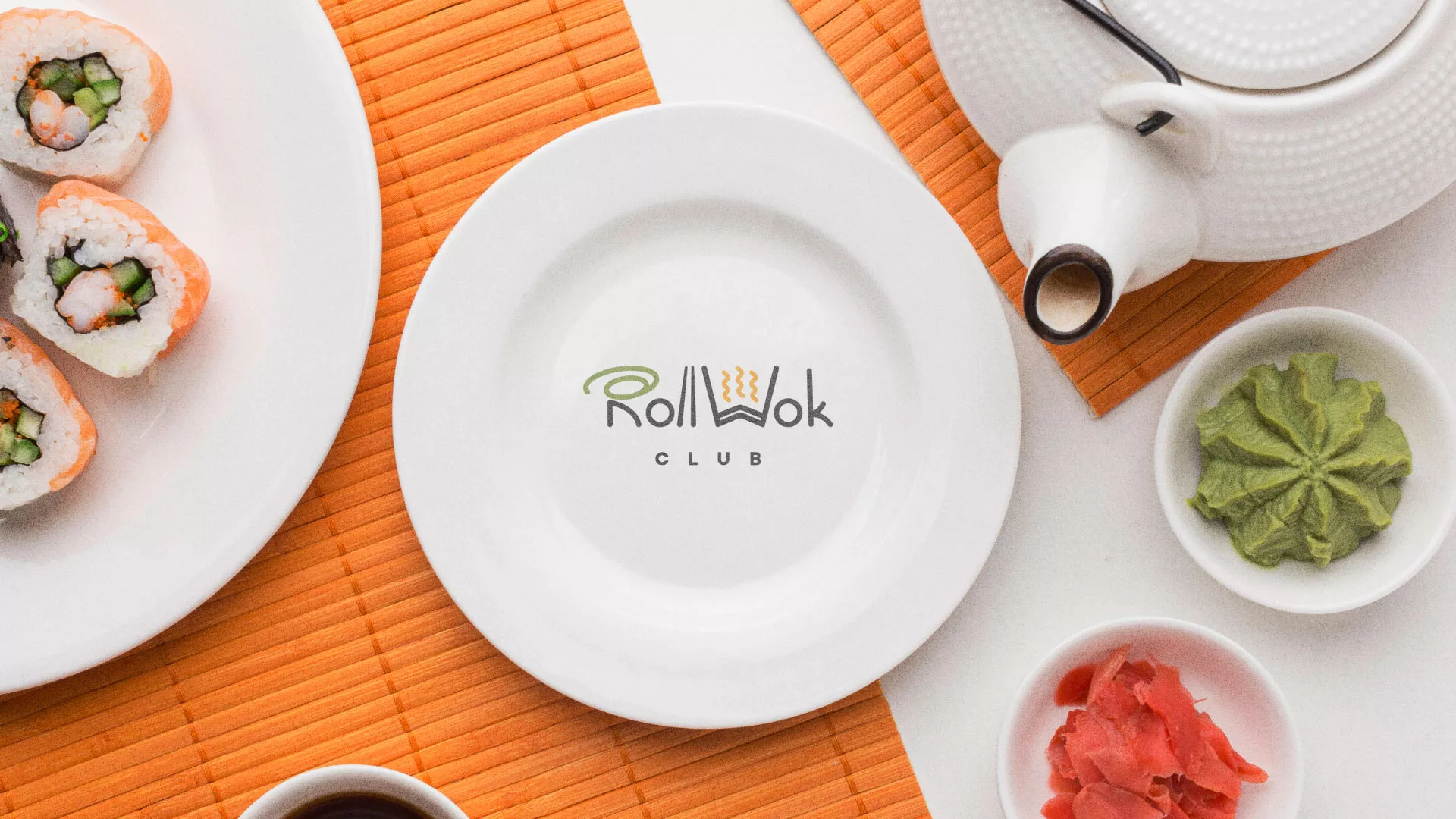 Разработка логотипа и фирменного стиля в Болгаре для суши-бара «Roll Wok Club» Разработка логотипа и фирменного стиля в Болгаре для суши-бара «Roll Wok Club»